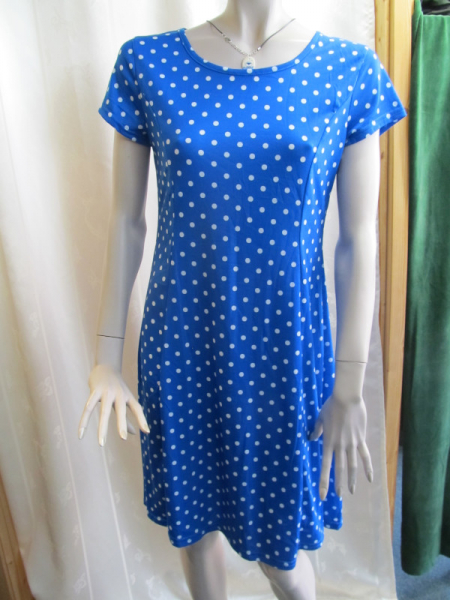 Summer Dress "Spotty" light blue